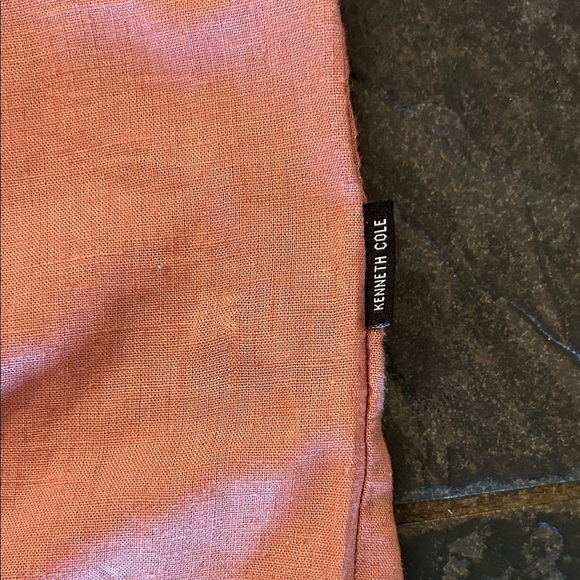 Kenneth Cole Men's Pink Casual Button Down Shirt, linen blend - Picture 3 of 7